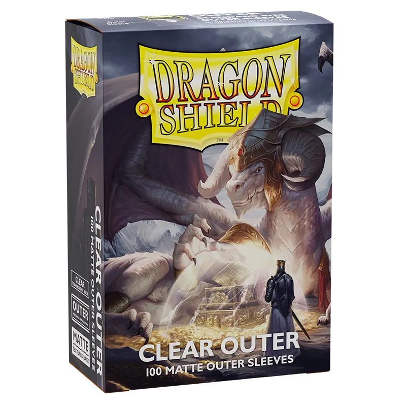 (image for) Dragon Shield Clear Outer Sleeves Standard (100 Matte)